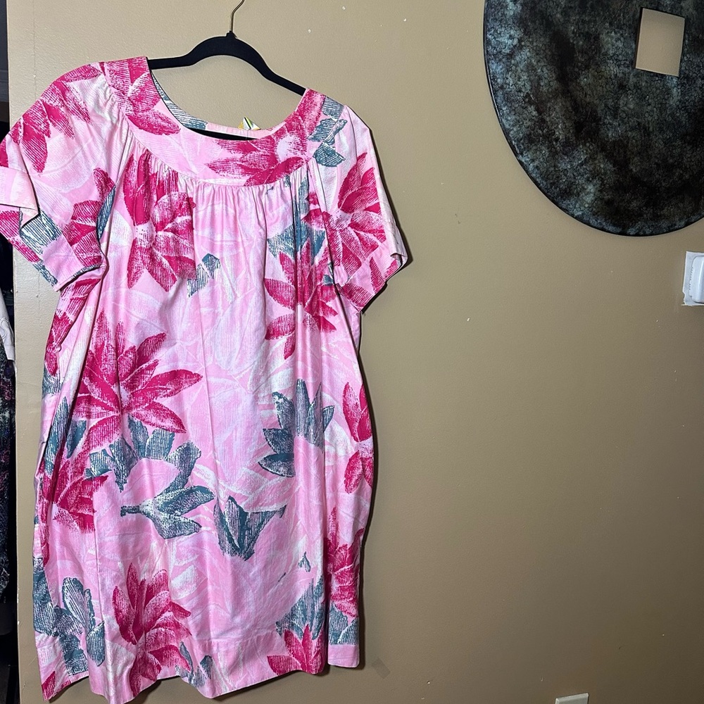 Sears vintage lounge/ house dress Large